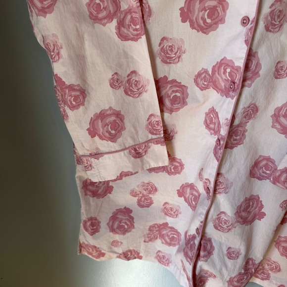 Gal Meets Glam Romantic Rose Pattern Long Sleeve Nightshirt Women’s Size XS - Picture 5 of 8